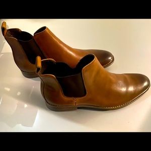 Brand new. Brown leather chelsea boots